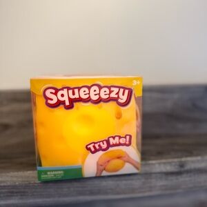 Squeezy Cheese Extra Large Squishy Block Toy Stress Relief Gifts New